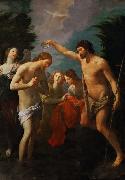 Guido Reni The Baptism of Christ (mk08) oil on canvas